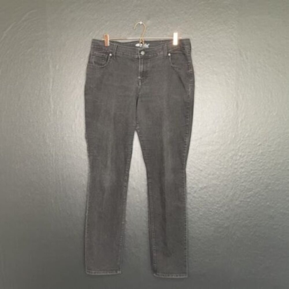 Old navy The flirt skinny black jack jeans Womens size 14 Low Rise